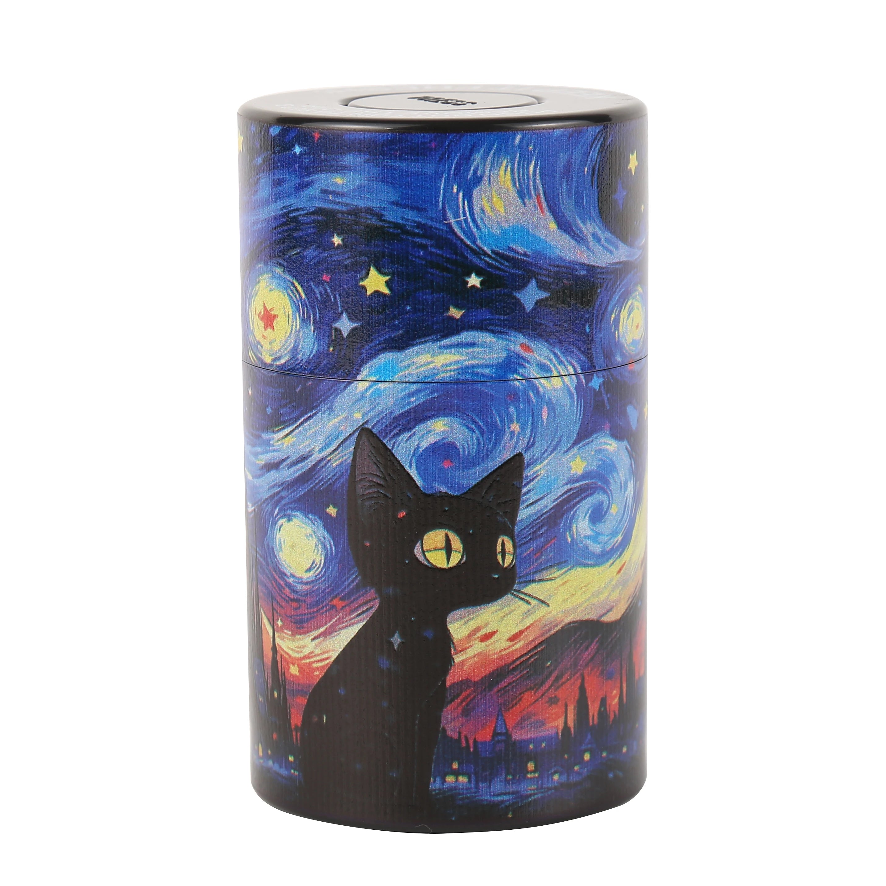 Cartoon Printing Plastic Air Tight Can Vacuum Sealed Tobacco Jar