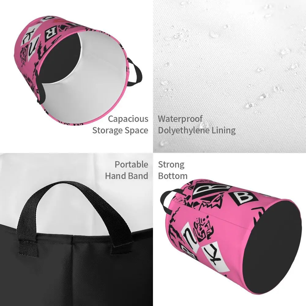 Burn Book Mean Girls Foldable Laundry Baskets Dirty Clothes Home Organizer Large Waterproof Hamper For Home Kids