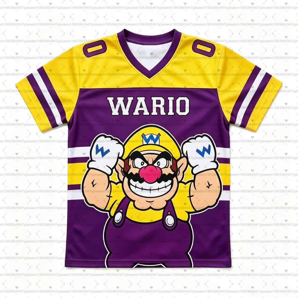26 Men Women Super Mario Bros Yoshi Peach T Shirt Kids Summer Dress Boy T-Shirt Men Women Short Sleeve Top Short Sleeve T-Shrit