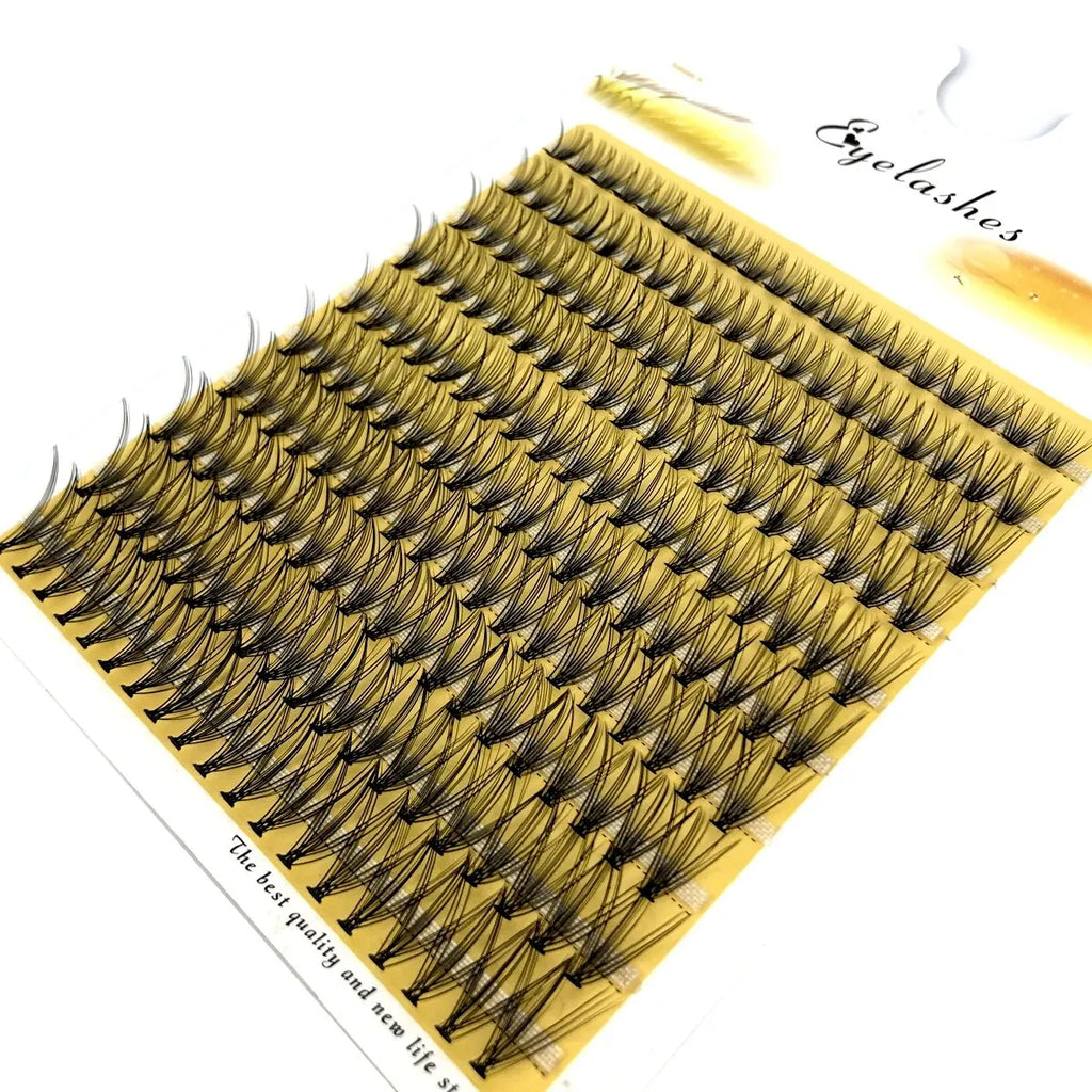 200 Clusters 10D 20D 30D 40D 60D 80D Mixed Tray Individual Lashes 3D Russia Premade Volume Lashes Soft Natural Lashes Mink Lash