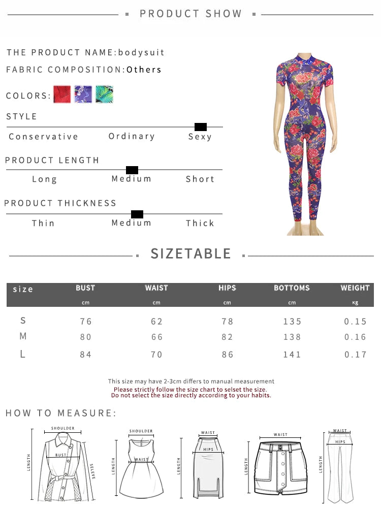 kliou Aesthetic Printed Women Jumpsuits Fashion Sexy Panelled Short Sleeve Backless Stand Collar Slim Overalls Mujer Clubwear