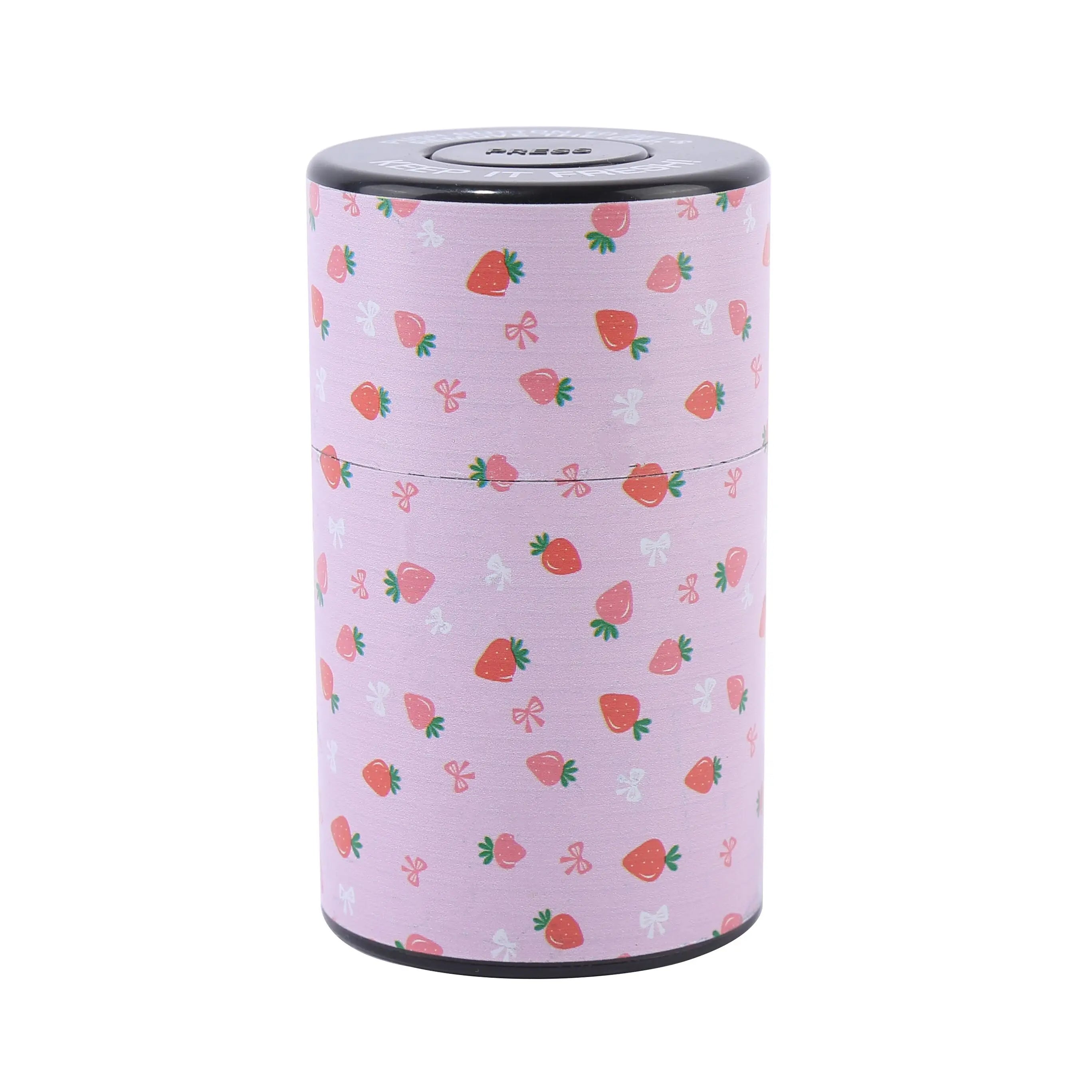 Cartoon Printing Plastic Air Tight Can Vacuum Sealed Tobacco Jar