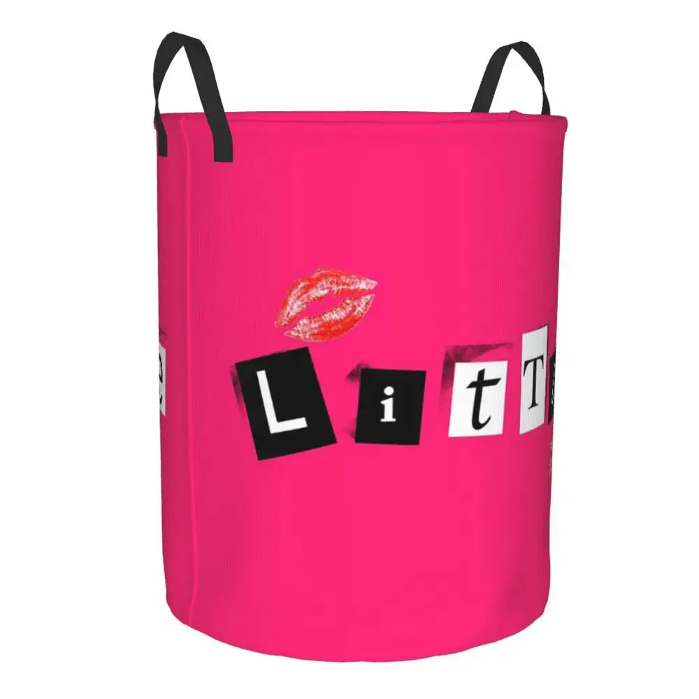 Burn Book Mean Girls Foldable Laundry Baskets Dirty Clothes Home Organizer Large Waterproof Hamper For Home Kids