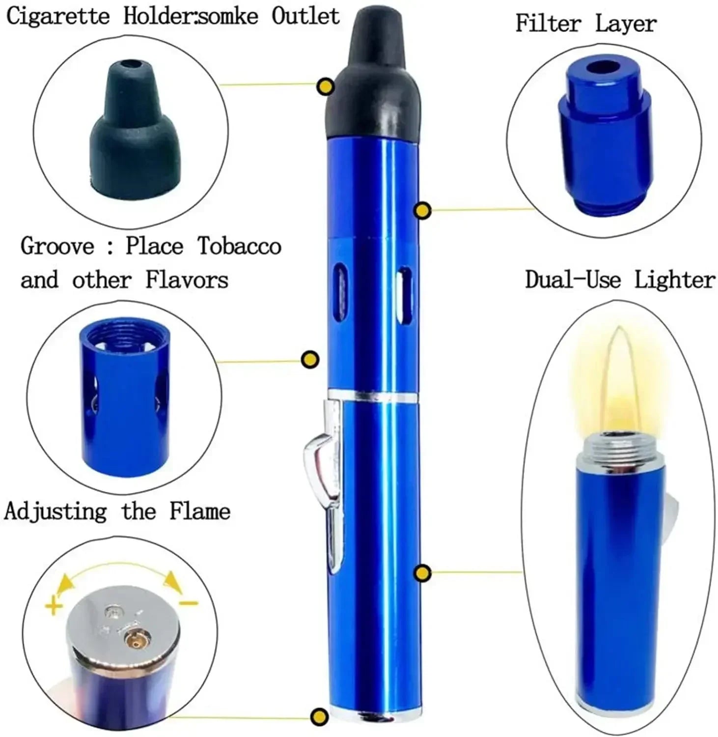420 blue flame aromatherapy lighter