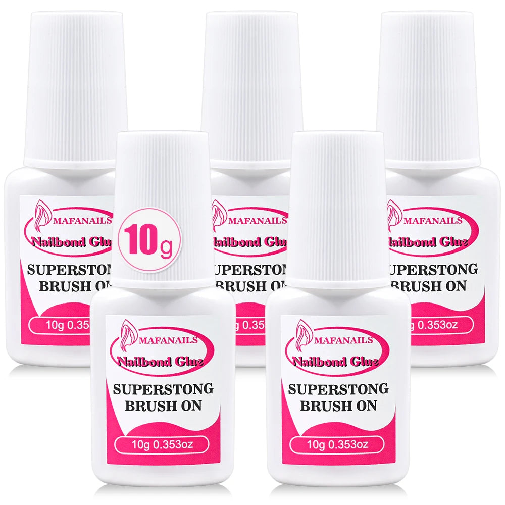 30/20/10pcs Fast-Dry Nail Glue Acrylic False Nail Tips Glue Gel For Fast Extension Super Bond Rhinestones False Nails Mini Glue