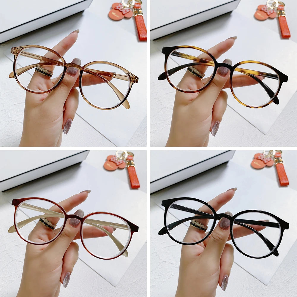 New arrival Computer Glasses Frame Women Men Anti Blue Light Round Eyewear Blocking Glasses Optical Spectacle Eyeglass