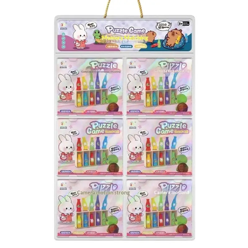 [JN] Memory Bottle Matching Desktop Game Childrens Puzzle Toy Parent Child Interactive Toy For Family Game Night