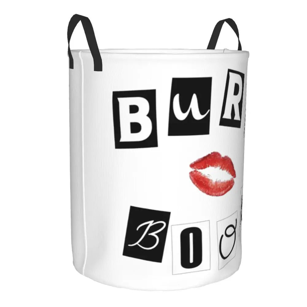 Burn Book Mean Girls Foldable Laundry Baskets Dirty Clothes Home Organizer Large Waterproof Hamper For Home Kids