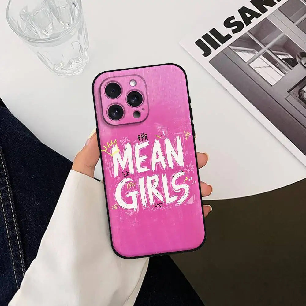 M-Mean G-Girls Burn Book Phone Case Soft TPU Skin-Friendly For IPhone 17/16/15/14/13/12/11 Series: PRO, MAX, PLUS ,Mini