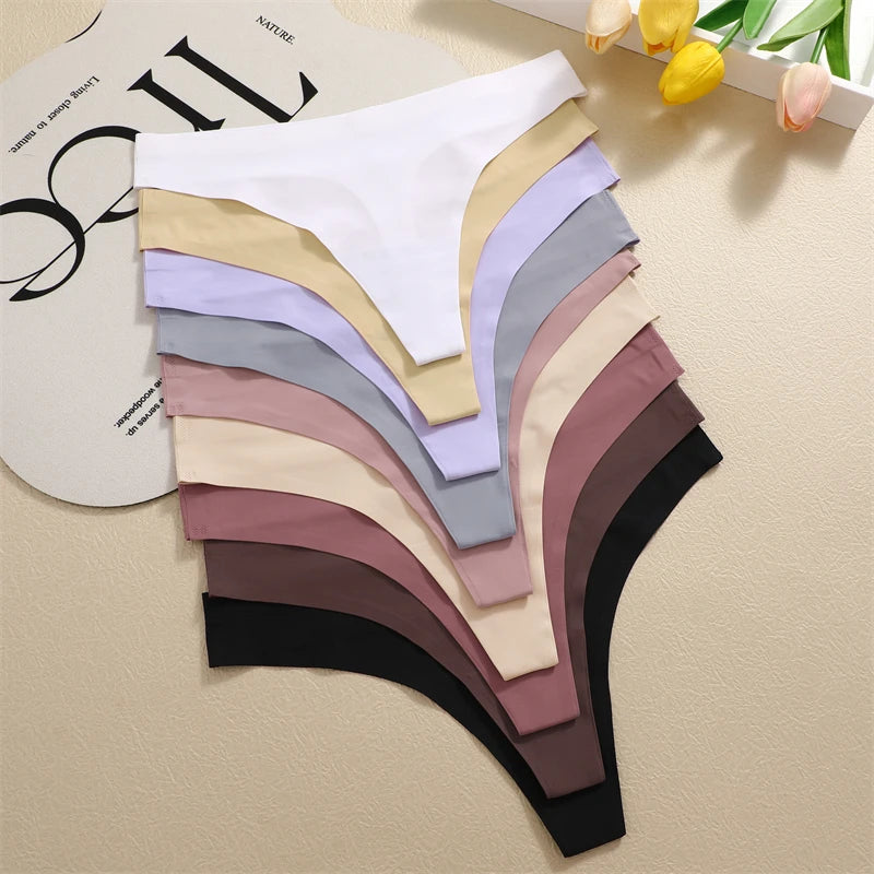 Ice Silk Thong Set (4-Pack)