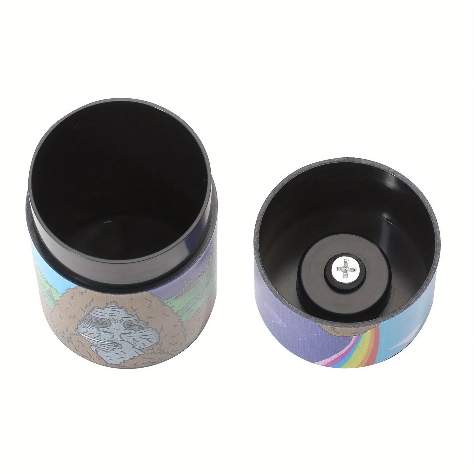 Cartoon Printing Plastic Air Tight Can Vacuum Sealed Tobacco Jar