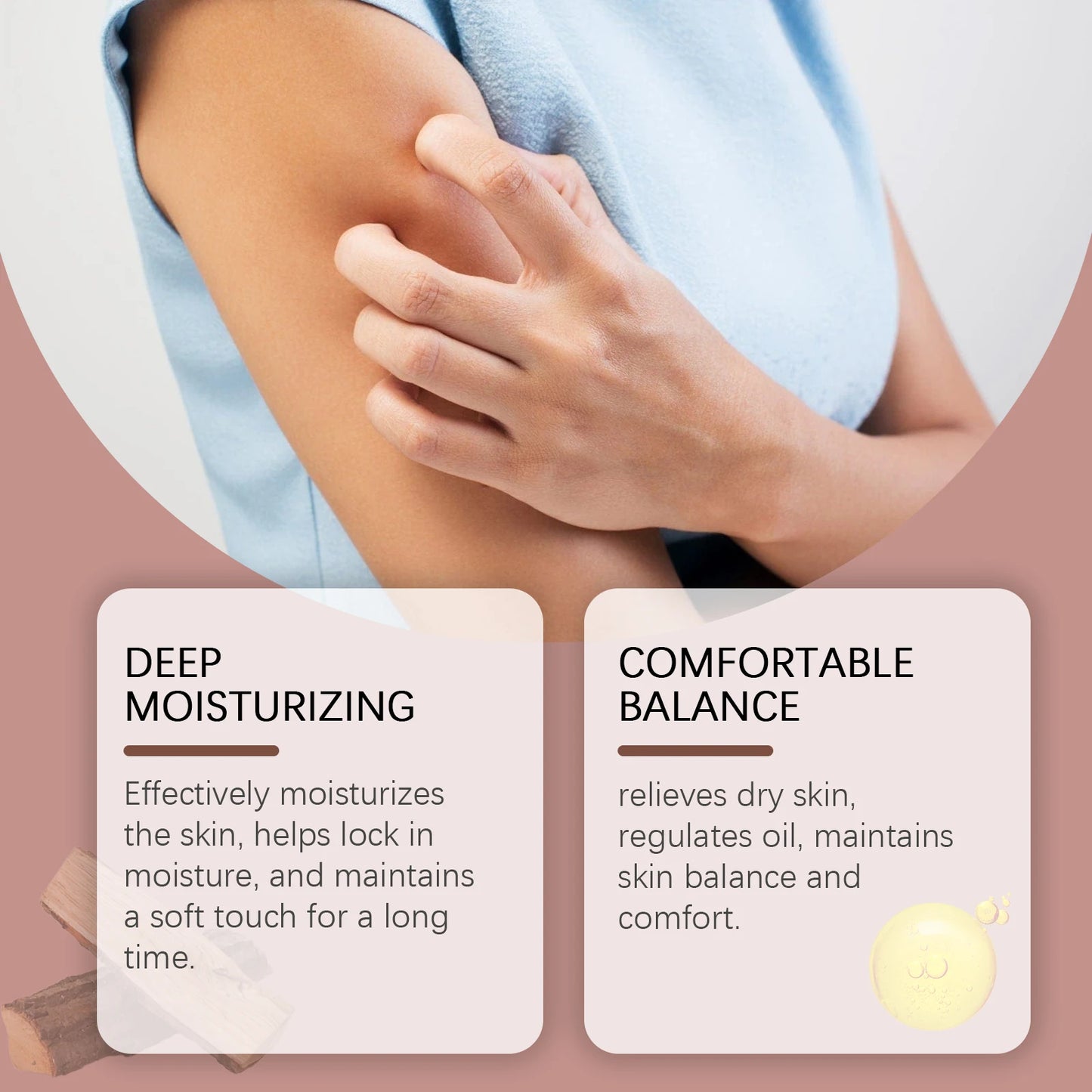 Woodsleep Cologne Scented Body Cream Tighten Skin Barrier Repair Care Deep Hydration Shea Butter Moisturizing Body Cream 120g