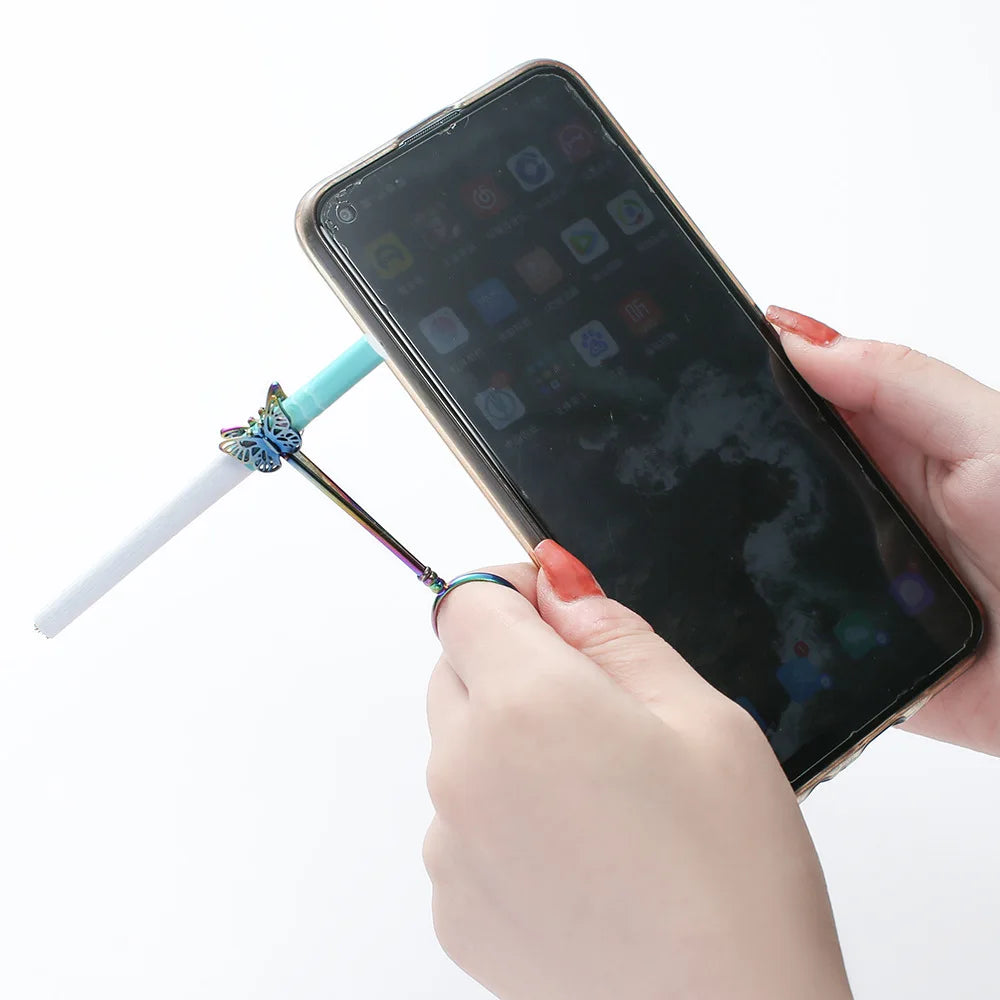 Butterfly Cigarette Holder Ring Rack Finger Clip Smoking Cigarette Clip Rack Hand Ring Cigarette Ring Holder Rack Clip
