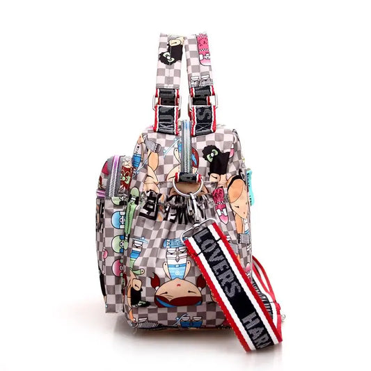 New Harajuku Doll Casual Women's Bag Cute Fashion Girls Crossbody Bag Handbag Shoulder Bag good-looking Mummy Handbags