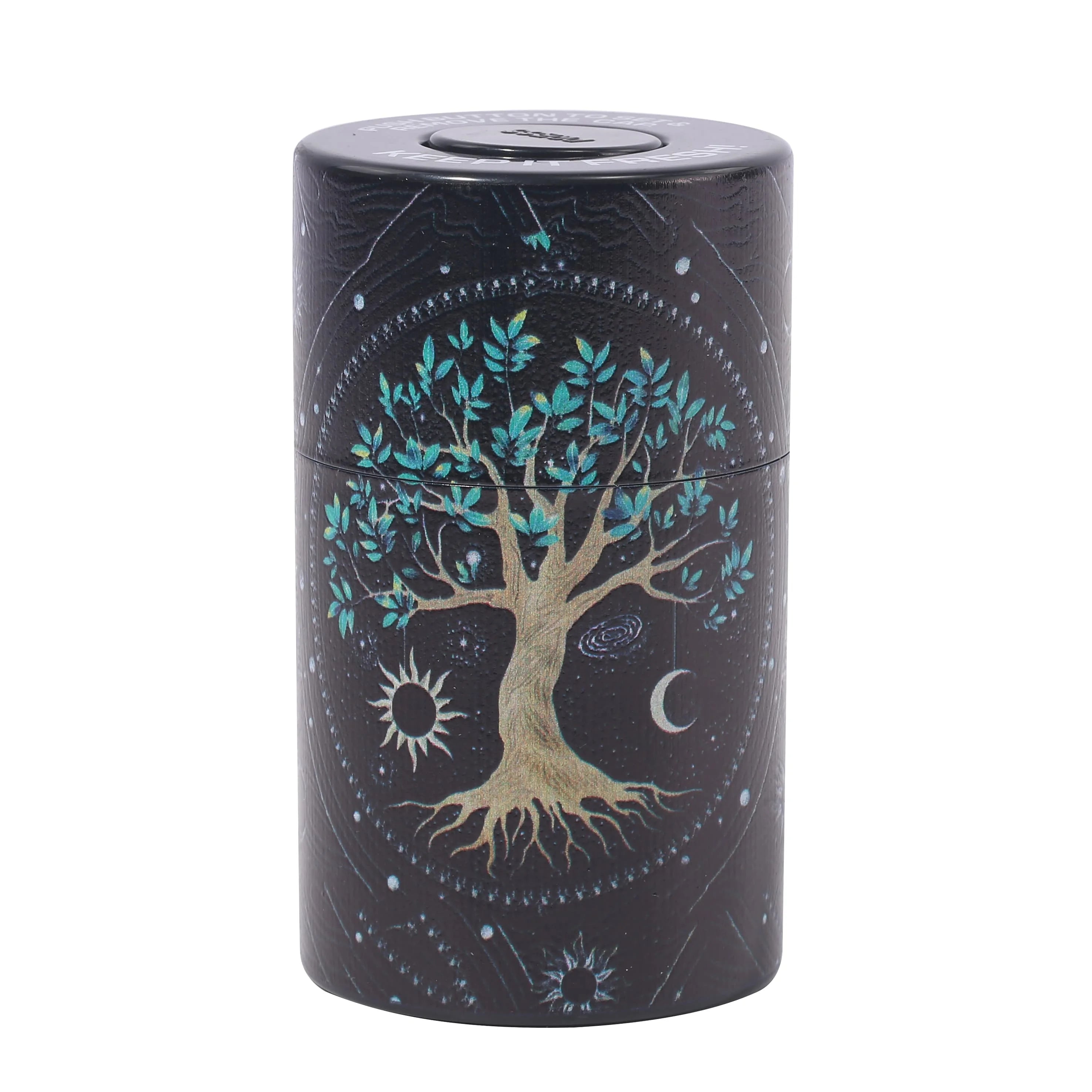 Cartoon Printing Plastic Air Tight Can Vacuum Sealed Tobacco Jar