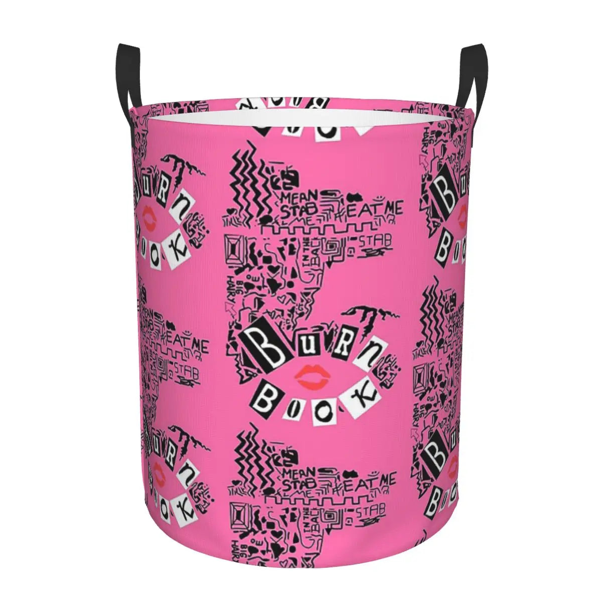 Burn Book Mean Girls Foldable Laundry Baskets Dirty Clothes Home Organizer Large Waterproof Hamper For Home Kids