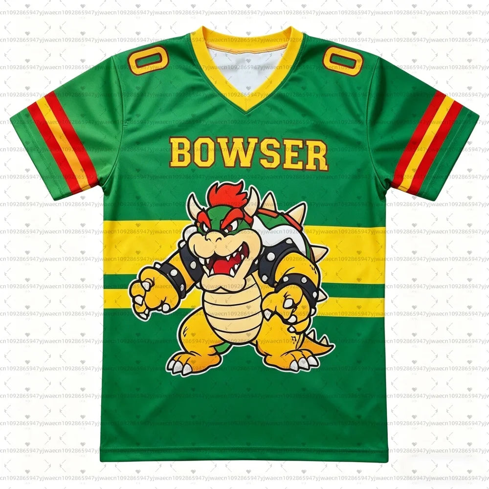 26 Men Women Super Mario Bros Yoshi Peach T Shirt Kids Summer Dress Boy T-Shirt Men Women Short Sleeve Top Short Sleeve T-Shrit
