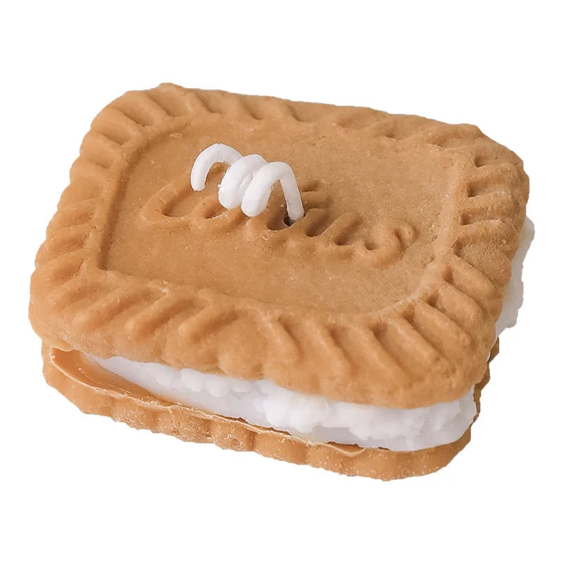 Cute Handmade Biscuit Candle Scented Candle Aromatherapy Soy Wax Candle Wedding Birthday Candles Party Home Decoration