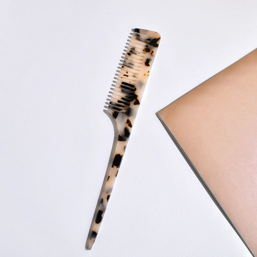 1PC multi-colored acetic acid portable tip tail comb for various hair lengths for travel and home use