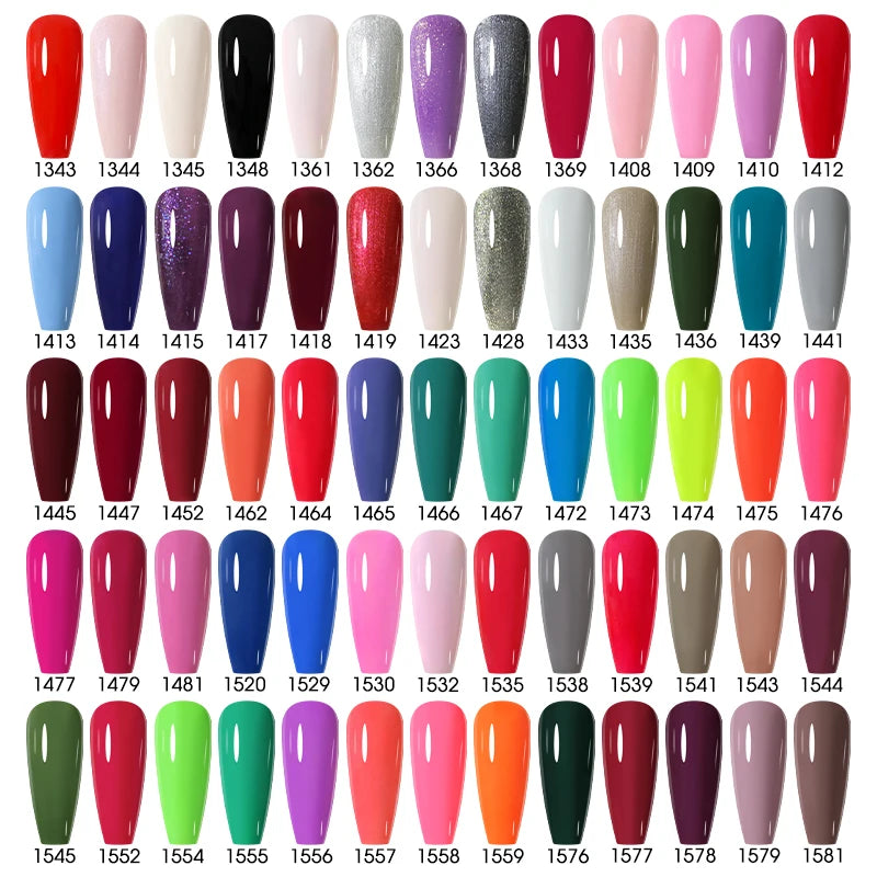 Clou Beaute 6/8pcs 15ml UV Nail Gel Colors Polish Set Summer Pretty Sugar Pink Red Neon Professional Nail Art Manicure Kit Gift