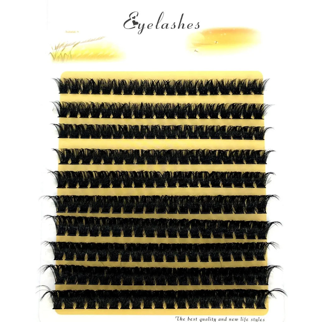 200 Clusters 10D 20D 30D 40D 60D 80D Mixed Tray Individual Lashes 3D Russia Premade Volume Lashes Soft Natural Lashes Mink Lash