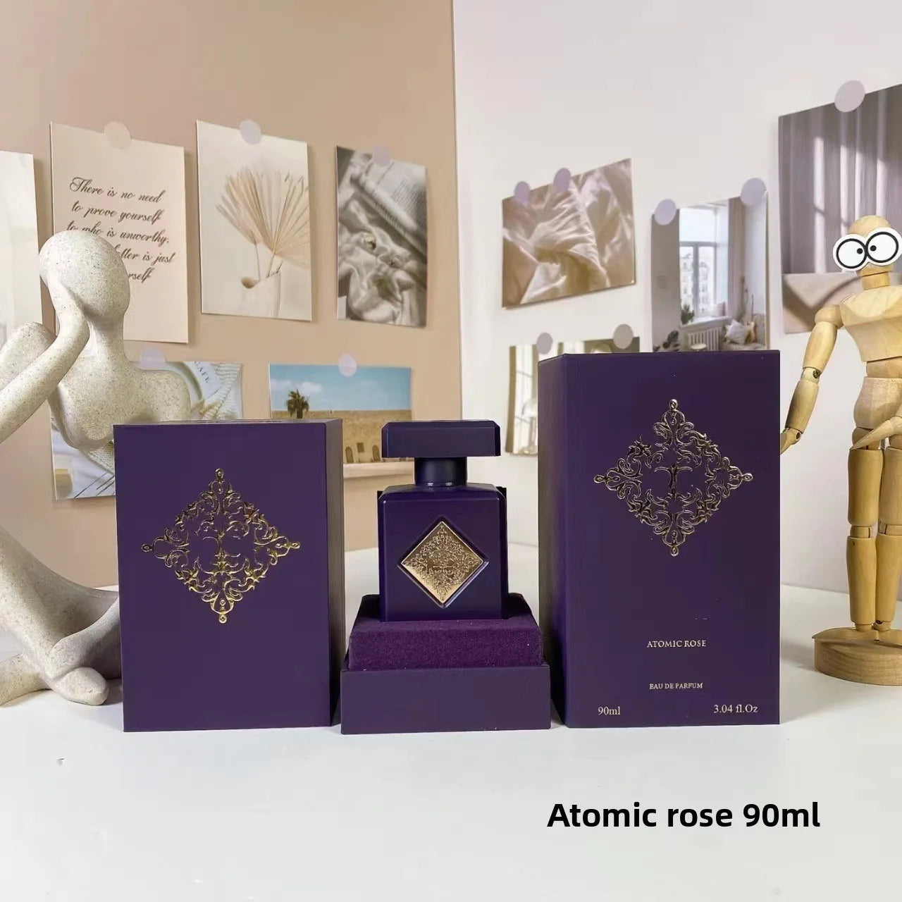 90ML Perfume Oud Vanilla Musk Rose for Elegant Rich Unisex Long-Lasting Oriental Woody Scent Daily Fragrance Niche Perfumes