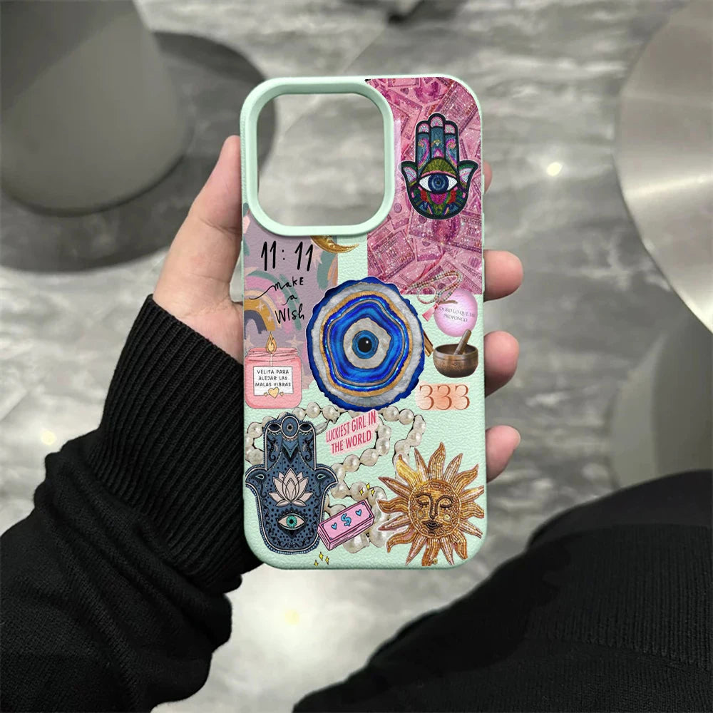 Hamsa & Evil Eye Collage Phone Case