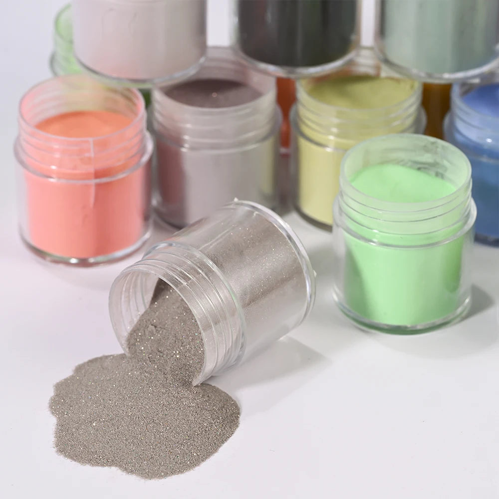 24Pcs/Set Nail Acrylic Powder Multi-Colors Professional Nails Crystal Pigment Dust for Nail Art Extension Carving Dipping Powder