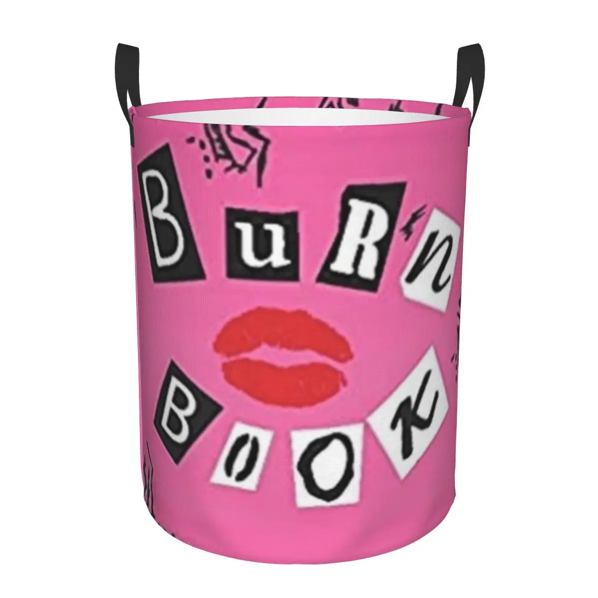 Burn Book Mean Girls Foldable Laundry Baskets Dirty Clothes Home Organizer Large Waterproof Hamper For Home Kids