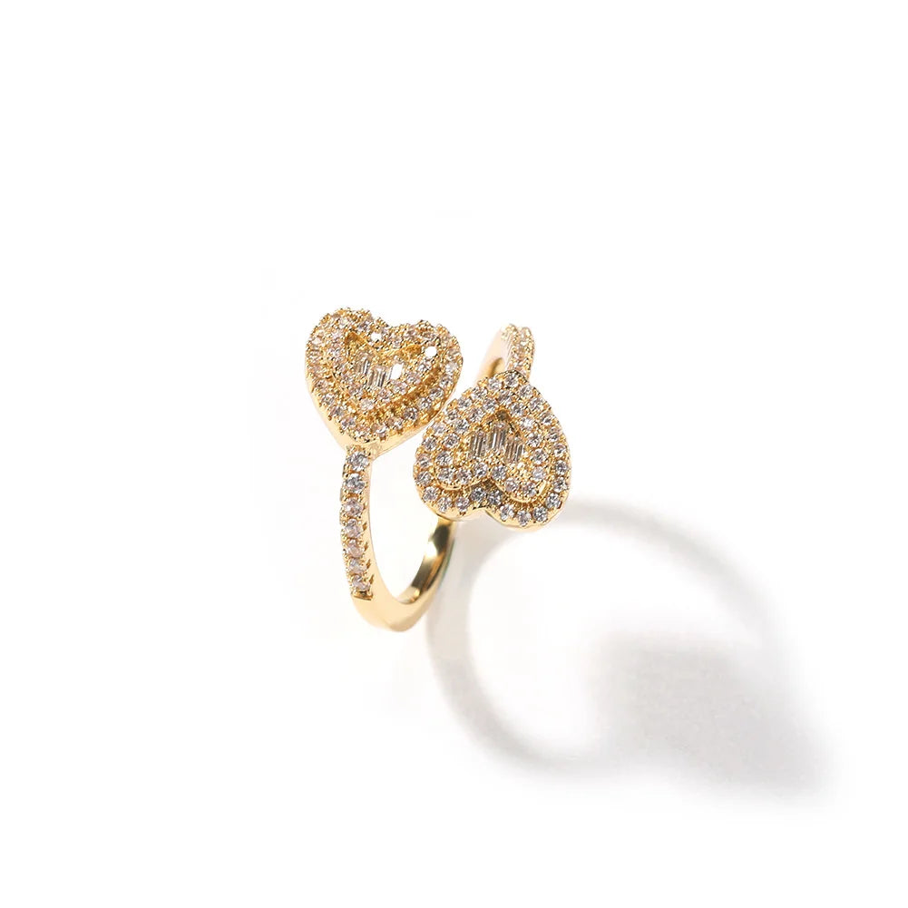 Heart Circle Ring