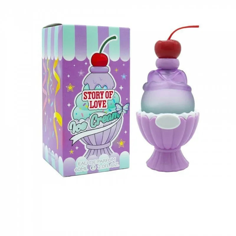 Sweet Women's Perfume 60ml Ice Cream  Long-lasting Fresh Vitality Floral Fragrance Eau De Toilette Charming Date Fragrance Spray