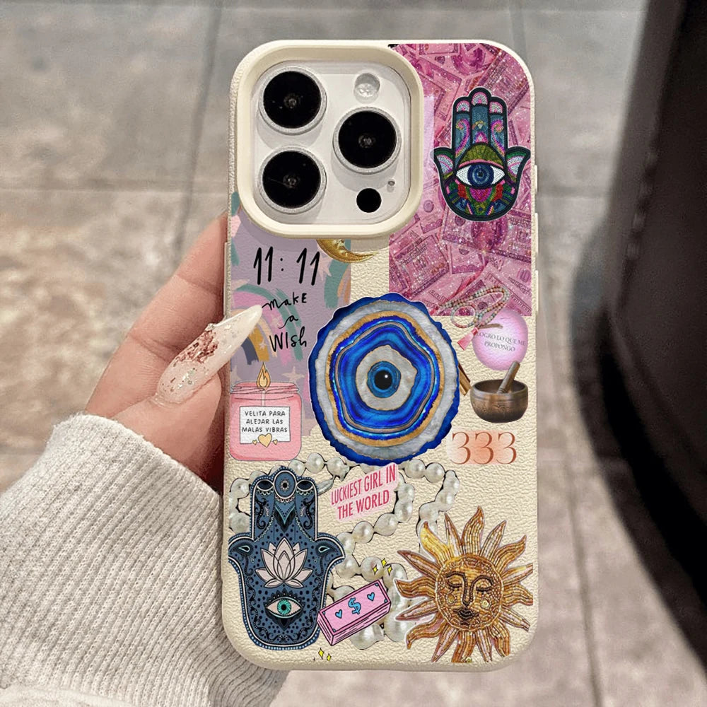 Hamsa & Evil Eye Collage Phone Case