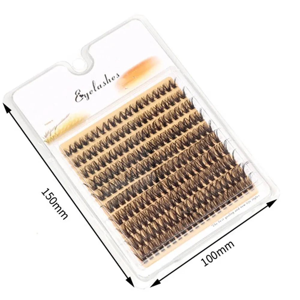 200 Clusters 10D 20D 30D 40D 60D 80D Mixed Tray Individual Lashes 3D Russia Premade Volume Lashes Soft Natural Lashes Mink Lash