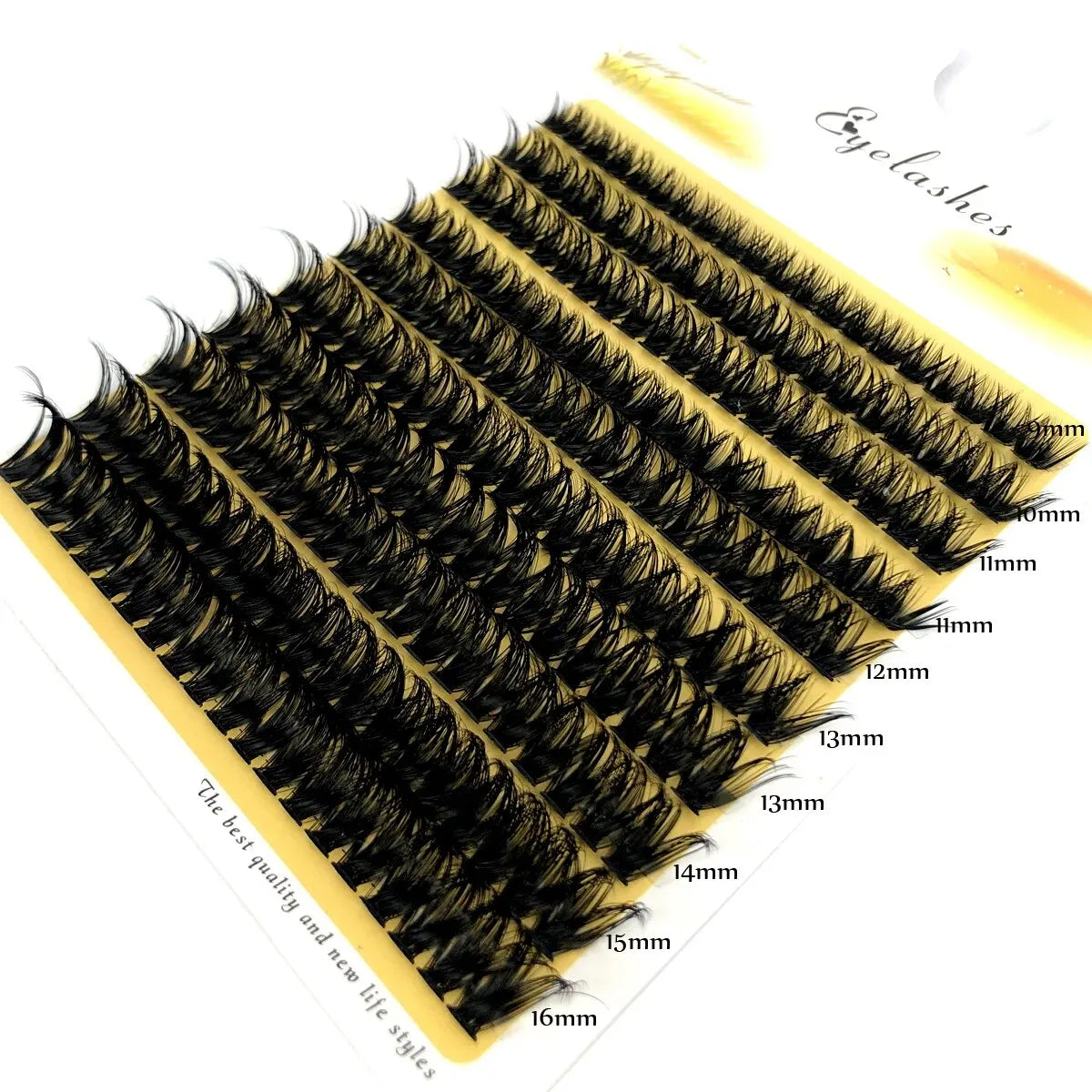 200 Clusters 10D 20D 30D 40D 60D 80D Mixed Tray Individual Lashes 3D Russia Premade Volume Lashes Soft Natural Lashes Mink Lash