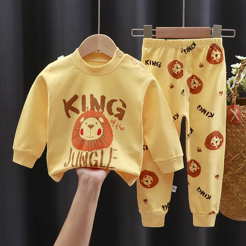 Kids Clothes Children Sets Children's Clothing Boys Girls Cotton Autumn Winter Clothing Pants Sleepwear Underwear
