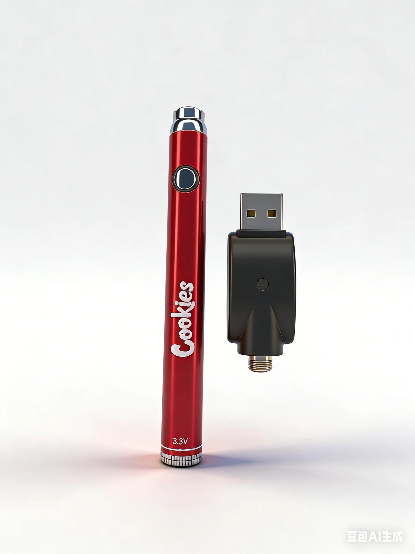 1pcs 380mah Cookies 510 thread battery， Portable Electric Soldering Iron Welding Tool，510 Thread mini light bulb