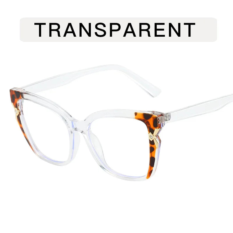 Fashion Trendy Woman Eyeglasses New Style Anti Blue Light Women's Glasses European American Eyeglass Frames