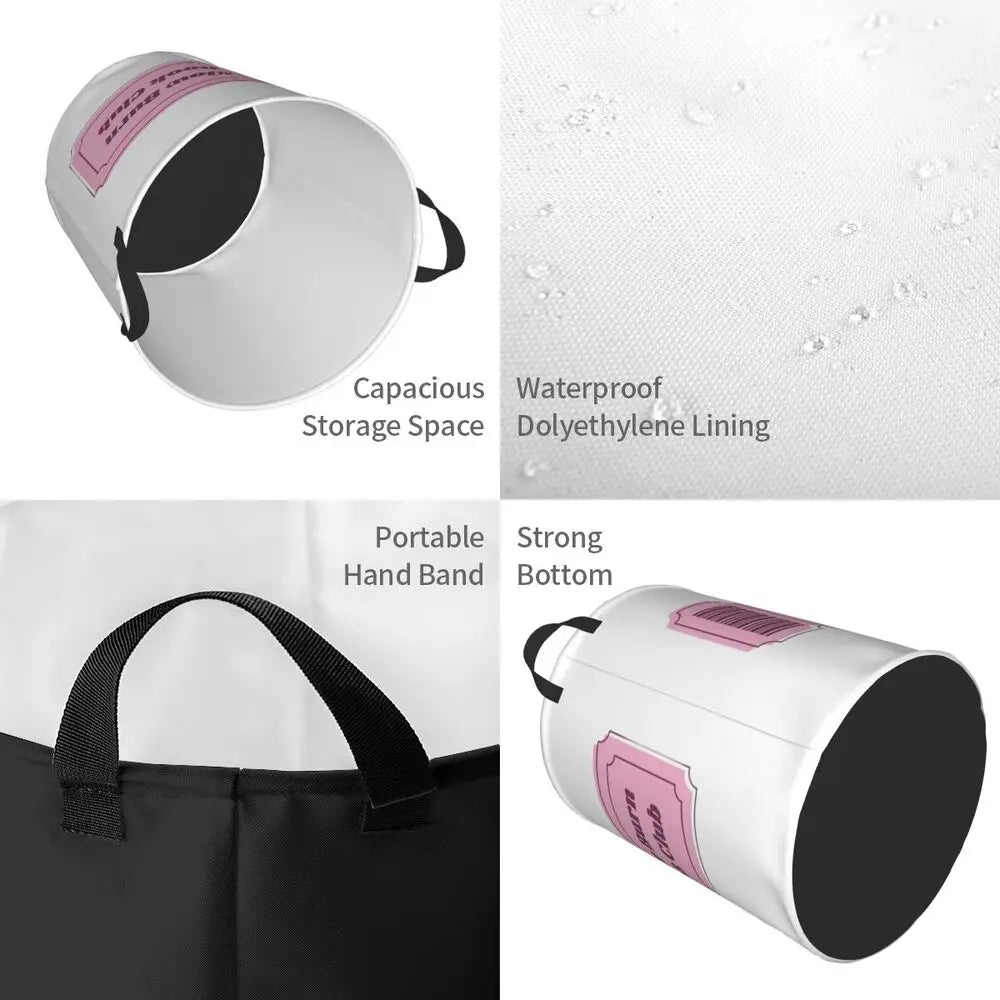 Burn Book Mean Girls Foldable Laundry Baskets Dirty Clothes Home Organizer Large Waterproof Hamper For Home Kids