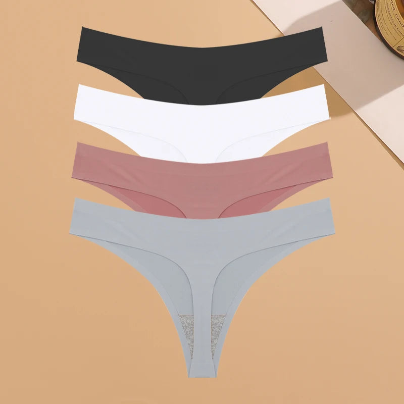 Ice Silk Thong Set (4-Pack)