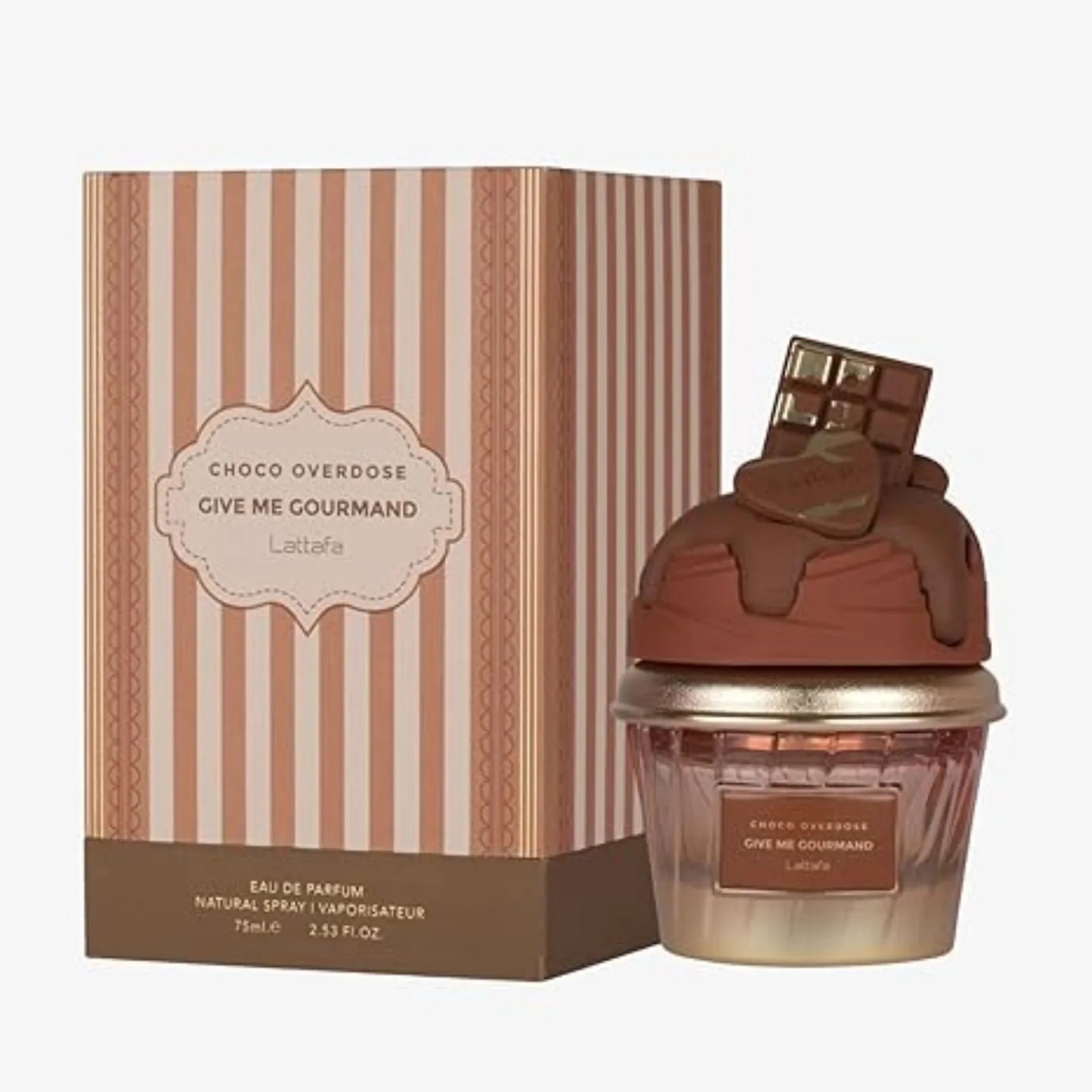 Lattafa Vanilla Freak Eau de Parfum, Give me Gourmand Collection, Unisex, Spray Form, 75ml, Vanilla Caramel Scent, Woody Notes