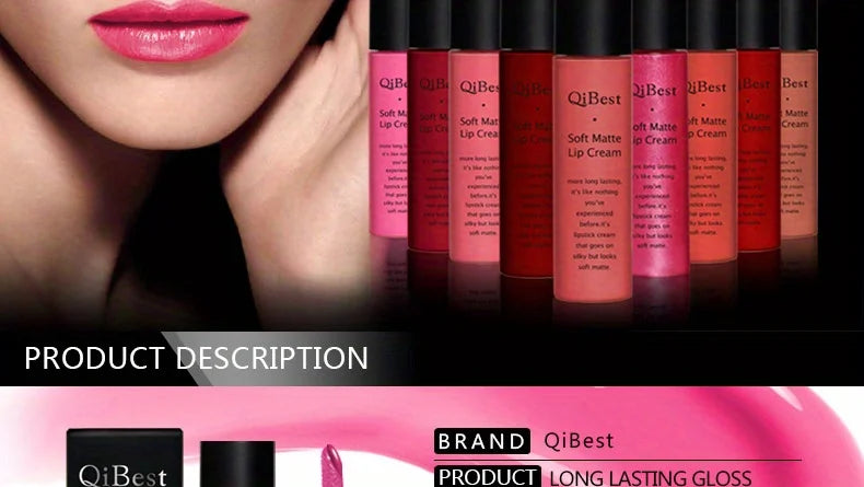 Luxurious Matte & Volumizing Lipstick - Waterproof, Long-Lasting, 20 Diverse Shades | Ideal Gift for Valentine's Day