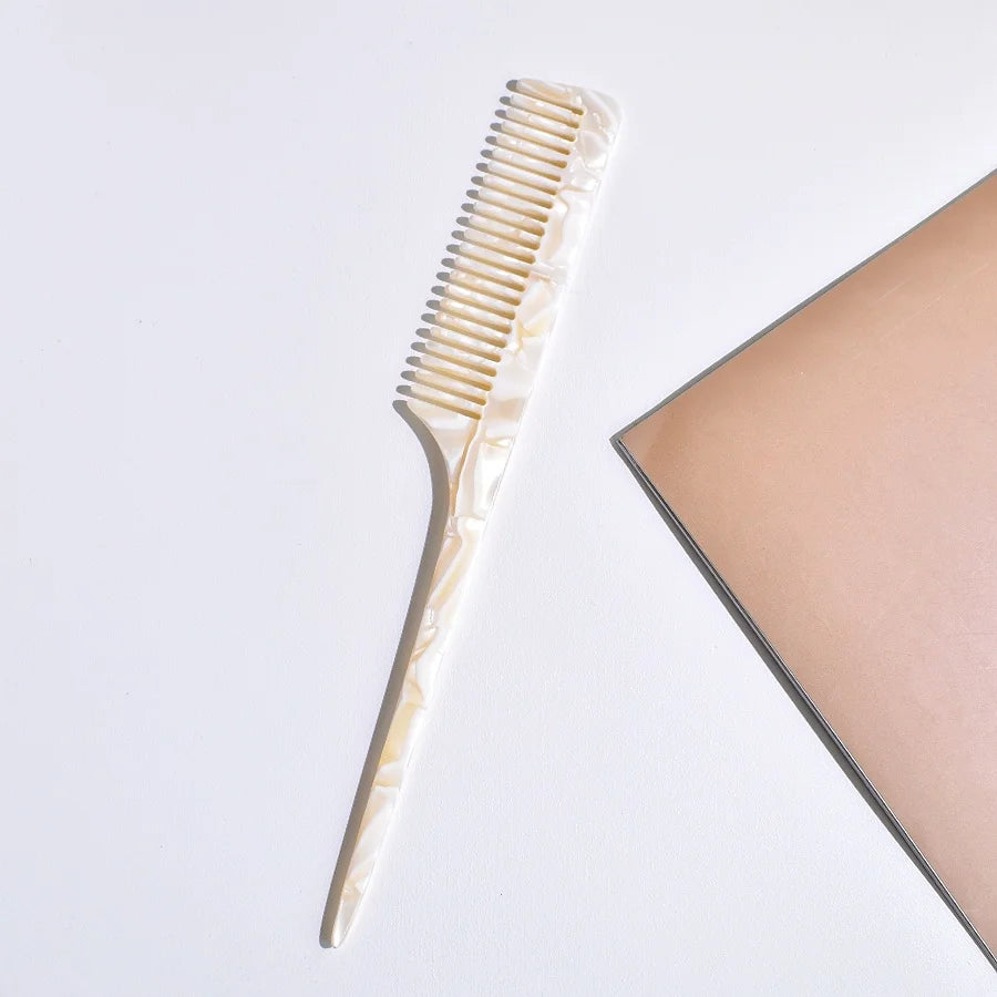 1PC multi-colored acetic acid portable tip tail comb for various hair lengths for travel and home use
