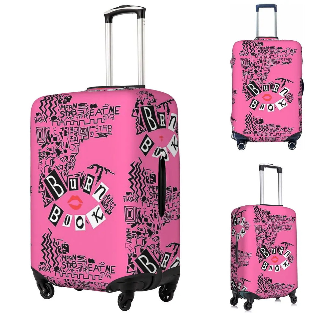 Burn Book - Mean Girls Suitcase Cover Protection Elastic Travel Luggage Protector Covers for 18-32 Inch