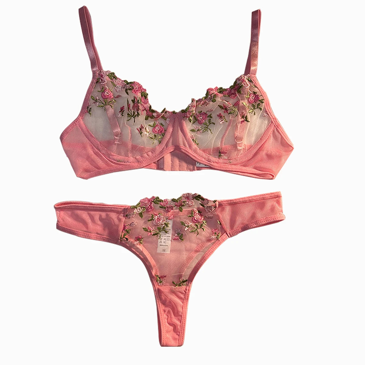 Fairy Embroidery Bra & Brief Set