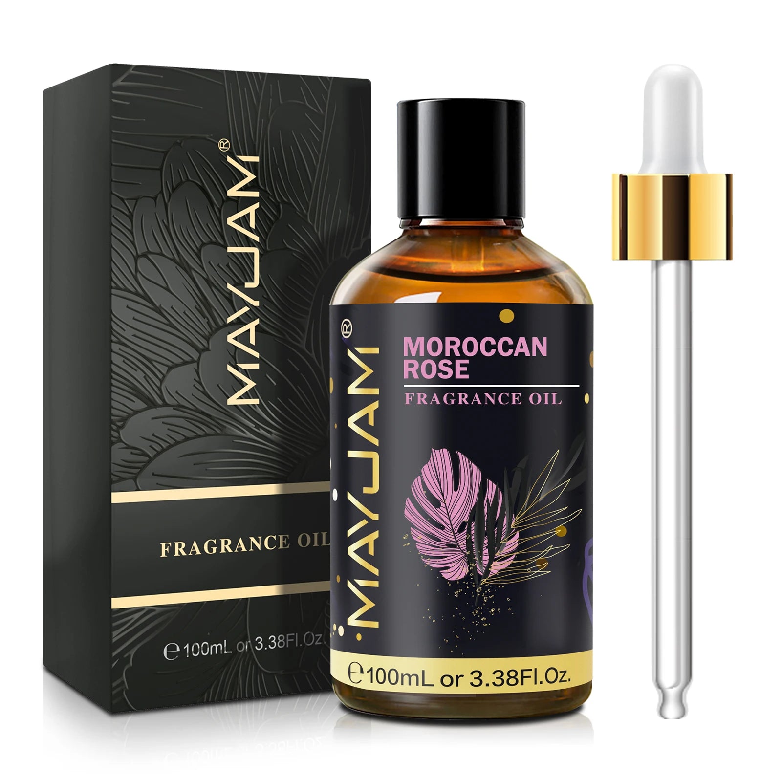 MAYJAM Fragrance Essential Oil 100ml Coconut & Hibiscus White Musk Sweet Tobacco Santal Sanctuary Hotel Fruit Carnival Blend Oil
