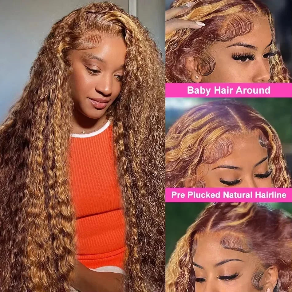 Highlight Deep Wave HD Lace Wig