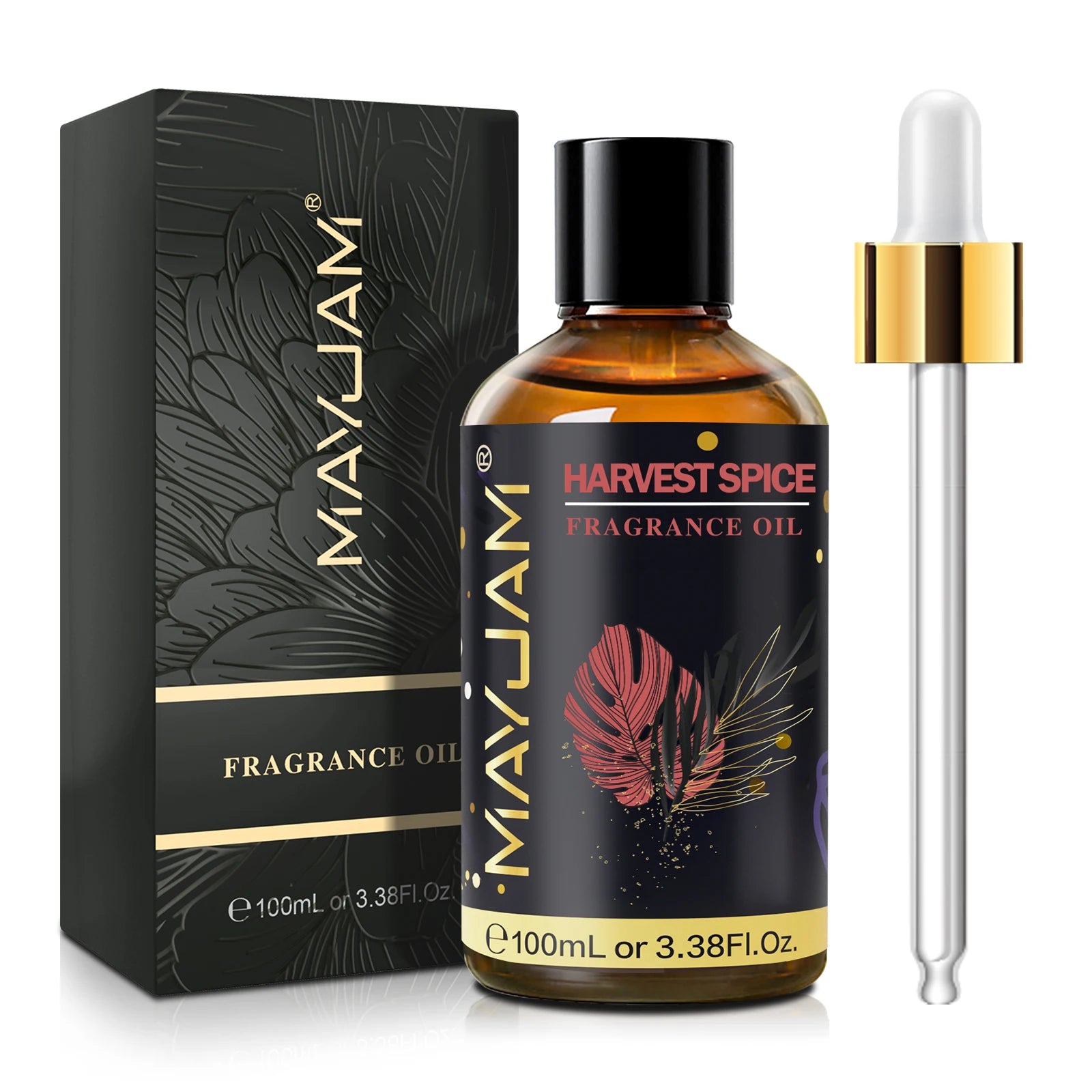 MAYJAM Fragrance Essential Oil 100ml Coconut & Hibiscus White Musk Sweet Tobacco Santal Sanctuary Hotel Fruit Carnival Blend Oil