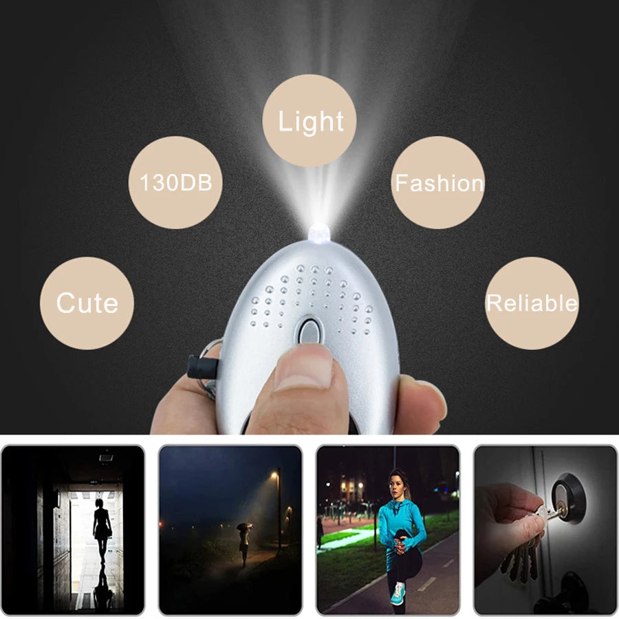 Self Defense Keychain Set For Women Safety Keychain Full Set With Personal Alarm, Window Breaker Keychain Accessories