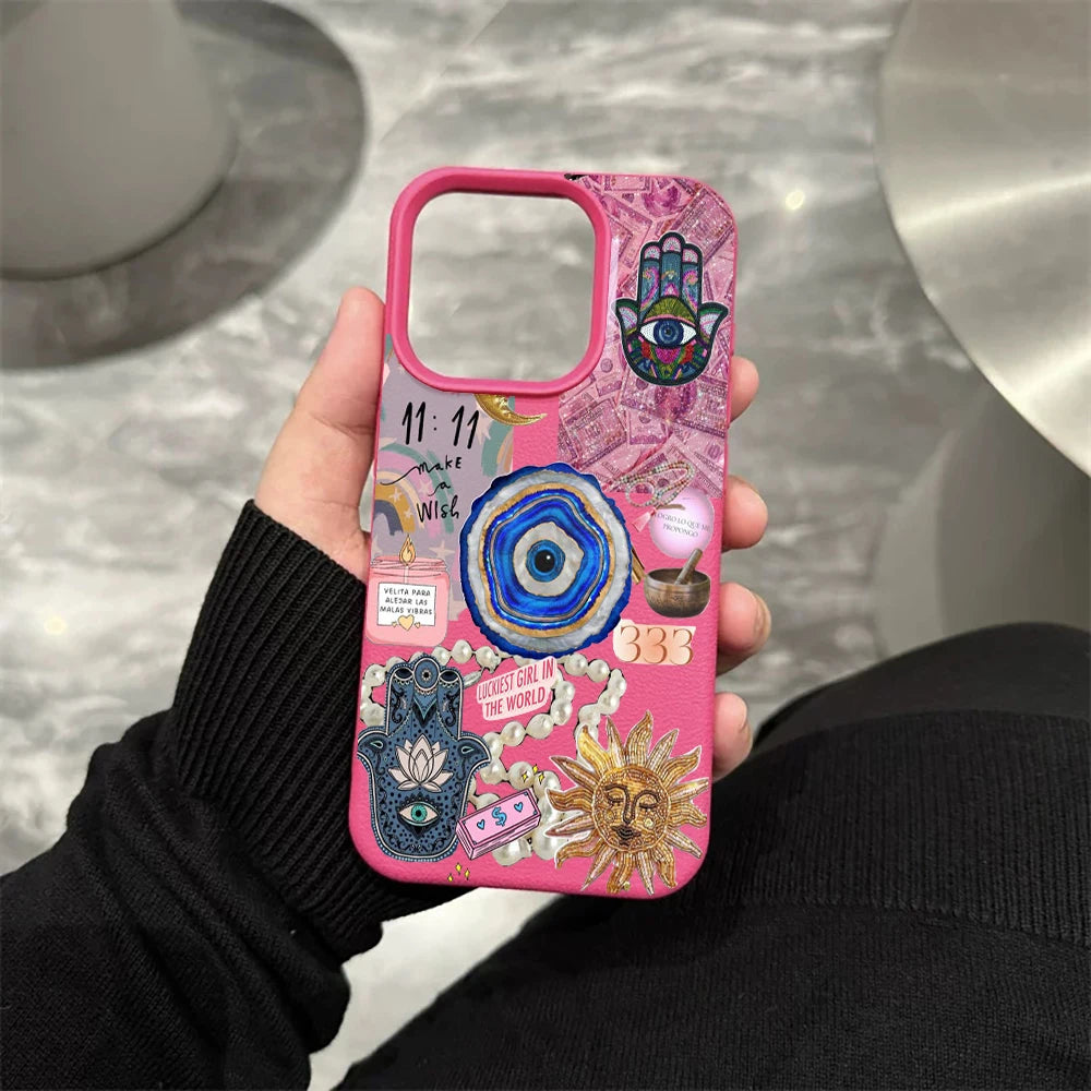 Hamsa & Evil Eye Collage Phone Case