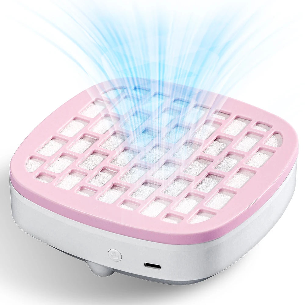 Mini Nail Collector Professional Nail Dust Extractor USB Dust Suction Collector Gel Nail Duster for Nail Art Salon Equipment